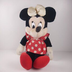 Vintage Walt Disney Applause Minnie Mouse Plush Doll Stuffed Animal 17"